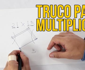 Truco para multiplicar sin calculadora - Matemáticas