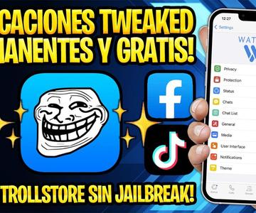 TUTORIAL TROLLSTORE ✅ WATUSI 3 PERMANENTE Y APLICACIONES CON TWEAKS NO REVOCAN