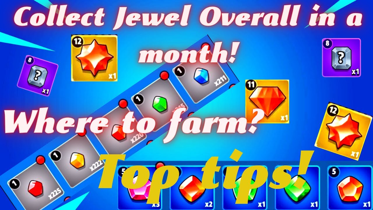 ARCHERO: How much did I collect Jewel Overall in a month? Where to farm? Top Jewel Overall!