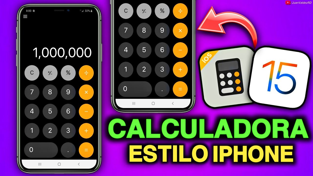 Calculadora Estilo iPhone en Android 2022