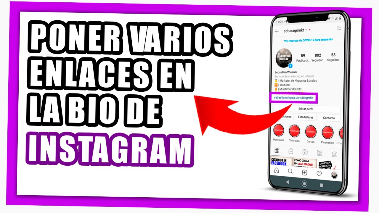 Comment mettre PLUSIEURS LIENS dans INSTAGRAM - Dans BIO [GRATUIT et FACILE]