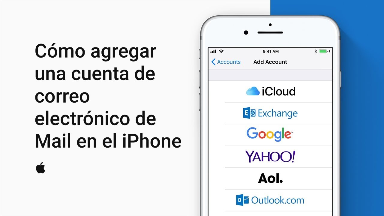 Cómo agregar una cuenta de correo electrónico de Mail en el iPhone o iPad – Soporte técnico de Apple