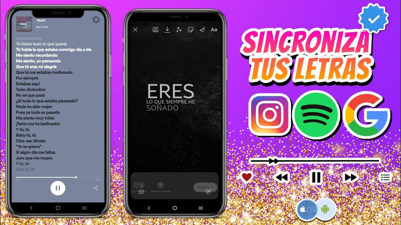 Como AGREGAR y SINCRONIZAR las LETRAS de tu canción en INSTAGRAM, FACEBOOK, SPOTIFY 2022 ✅