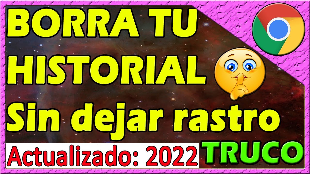 COMO BORRAR EL HISTORIAL DE GOOGLE EN PC 👉 Sin Dejar Rastro 👈 TRUCO💥