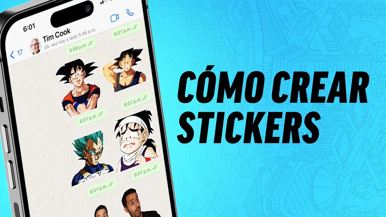 Como Crear Stickers en iOS 16 FÁCILMENTE para WhatsApp / iMessage