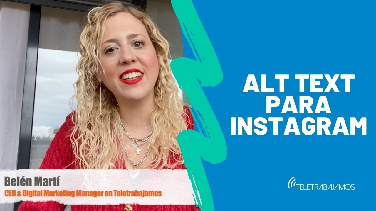 Cómo crear un texto alternativo para Instagram