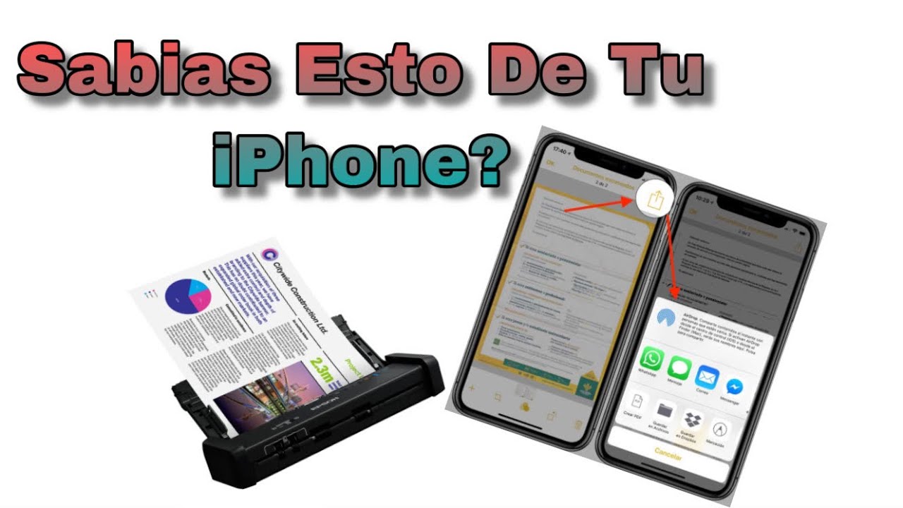 Como escanear documentos en iPhone