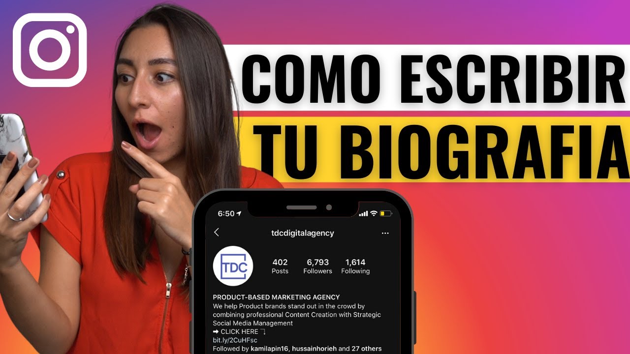 Cómo escribir la biografía de INSTAGRAM (paso a paso para aumentar seguidores)