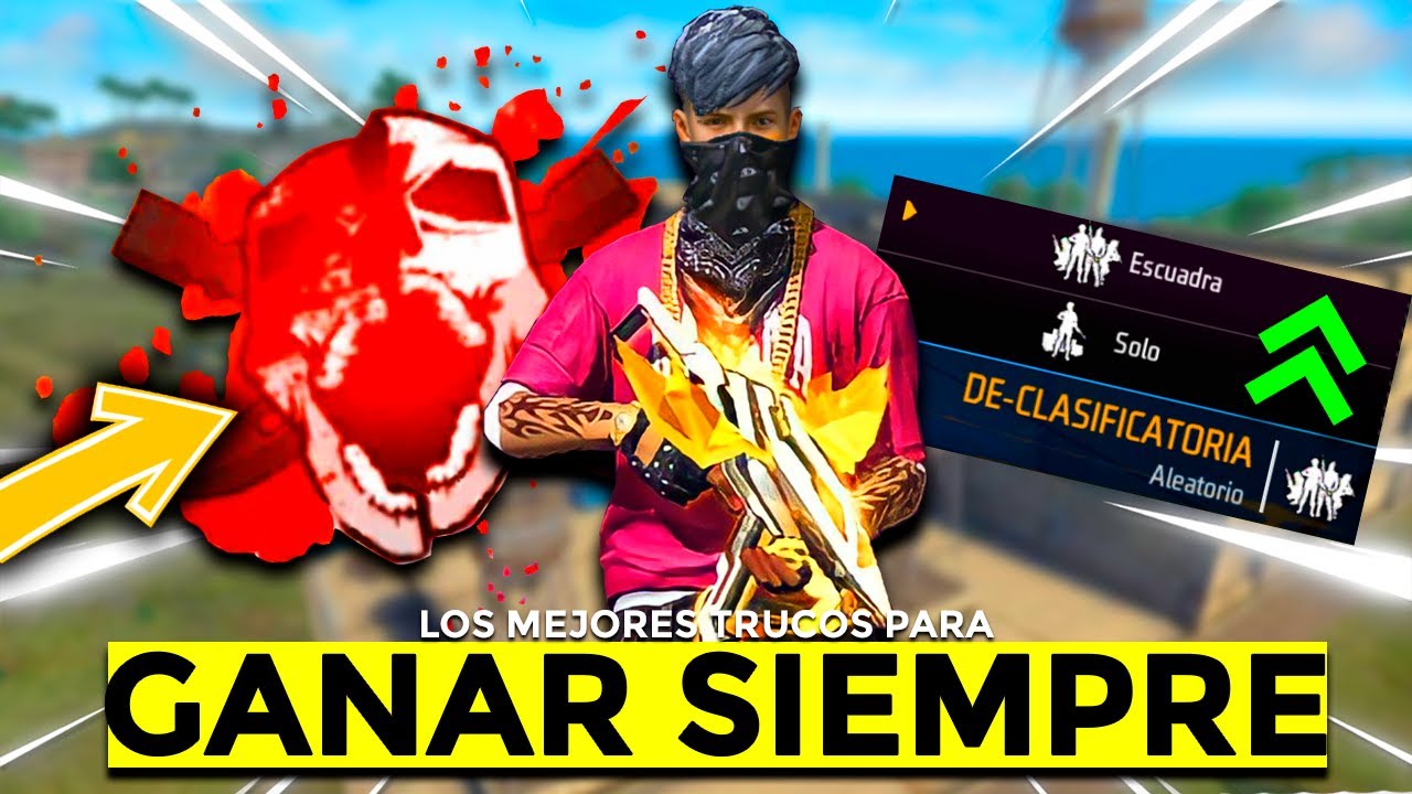 COMO GANAR SIEMPRE EN DUELO DE ESCUADRAS CLASIFICATORIA FREE FIRE (Trucos para mejorar y ganar)