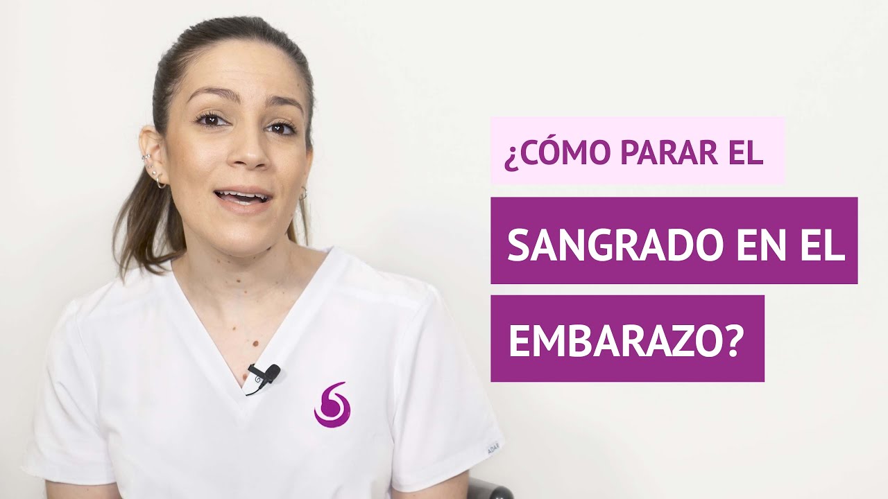 ¿Cómo parar el sangrado en el embarazo?