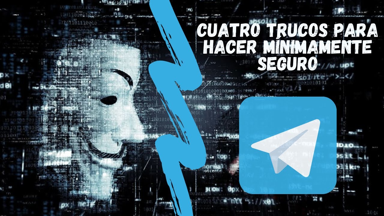 🤔 CUATRO TRUCOS para hacer MÍNIMAMENTE SEGURO TELEGRAM y así, no os lo puedan HACKEAR o ROBAR