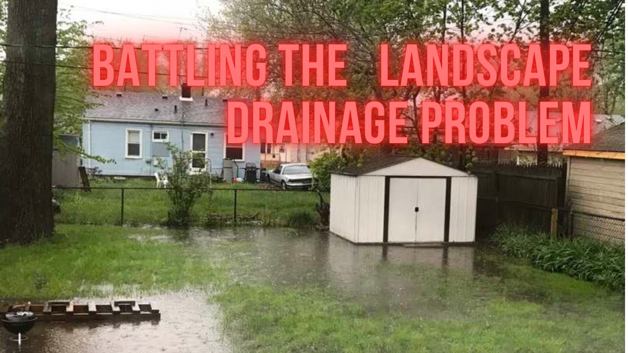 Dégâts d'eau évités grâce à un drainage paysager approprié