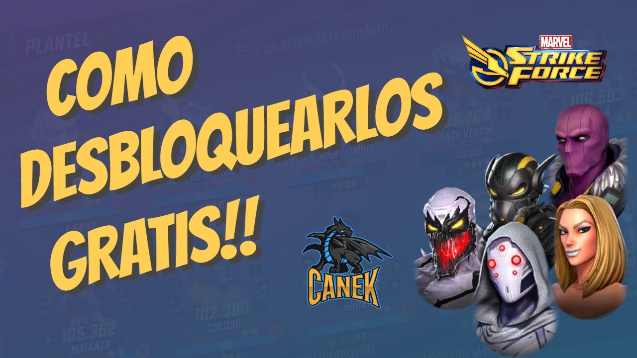 Desbloquea cualquier personaje de Marvel Strike Force GRATIS y en español