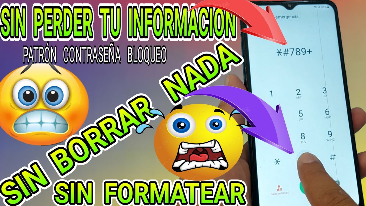 Desbloquear Un Celular Con Patrón o contraseña / Sin Borrar Nada / Patrón Olvidado / Sin Formatear