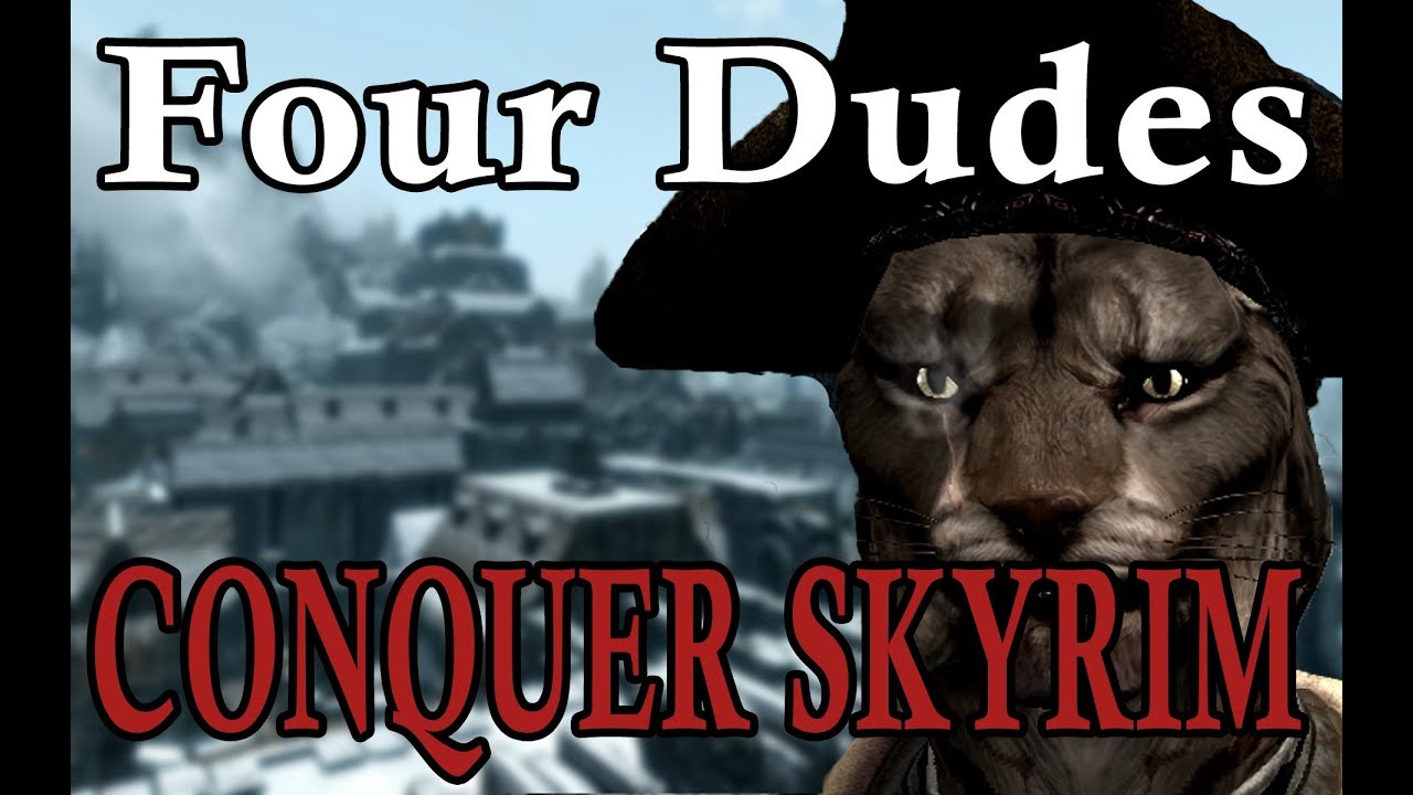 Four Dudes Conquer Skyrim