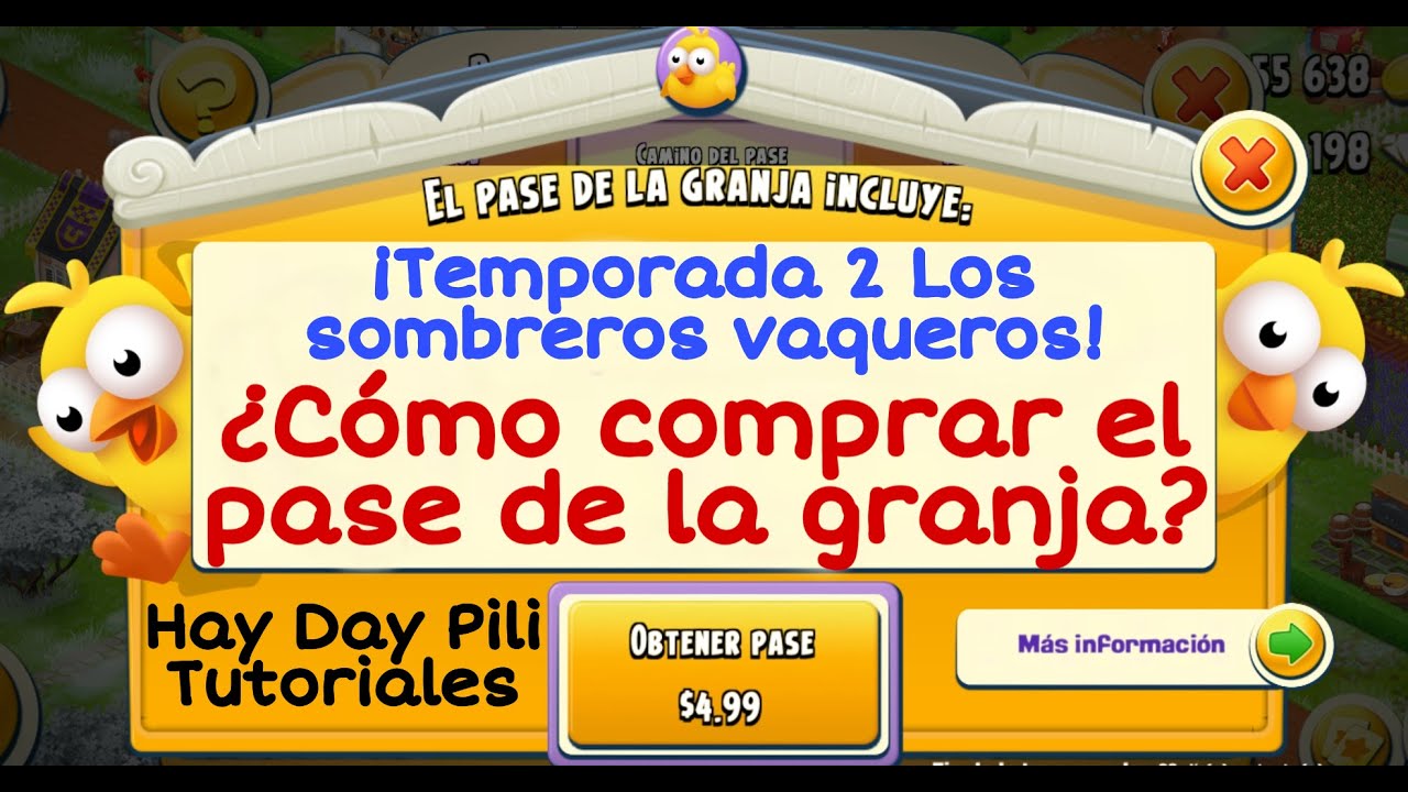 Hay Day - Cómo comprar el pase de la granja o Farm Pass?