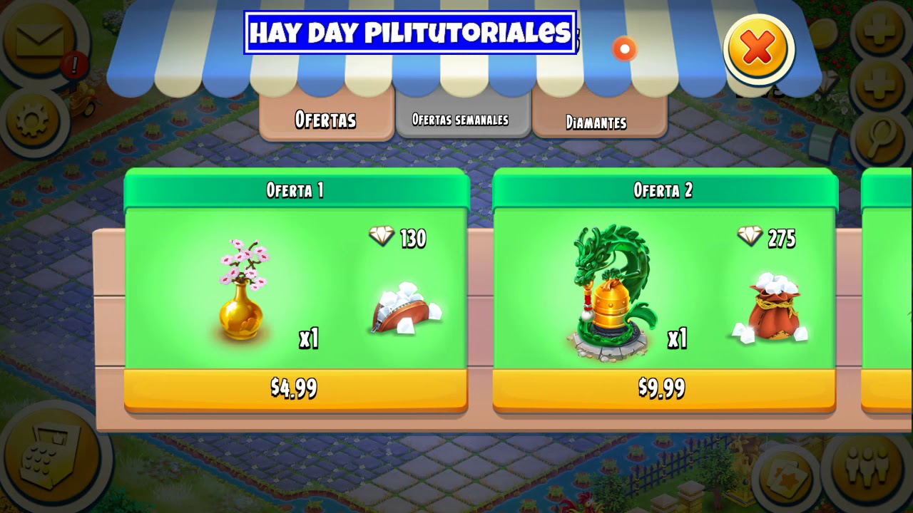 Hay Day - Cómo ganar diamantes y decoración especial