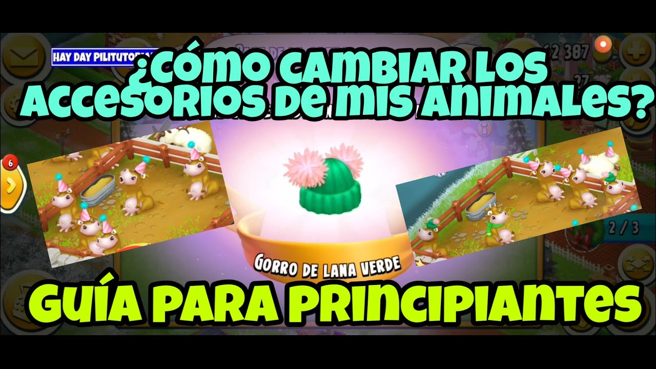 Hay Day Guía para principiantes Cómo cambiar los accesorios de los