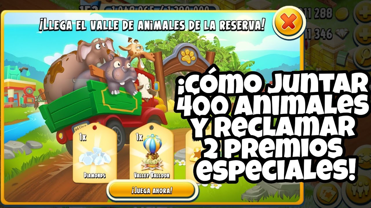 Hay Day Valle - Jugando valle de animales del santuario - cómo juntar 400 animales