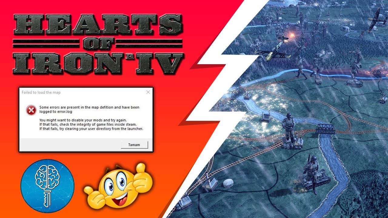 Hearts of Iron IV Failed to Load the Map Hatası Çözümü