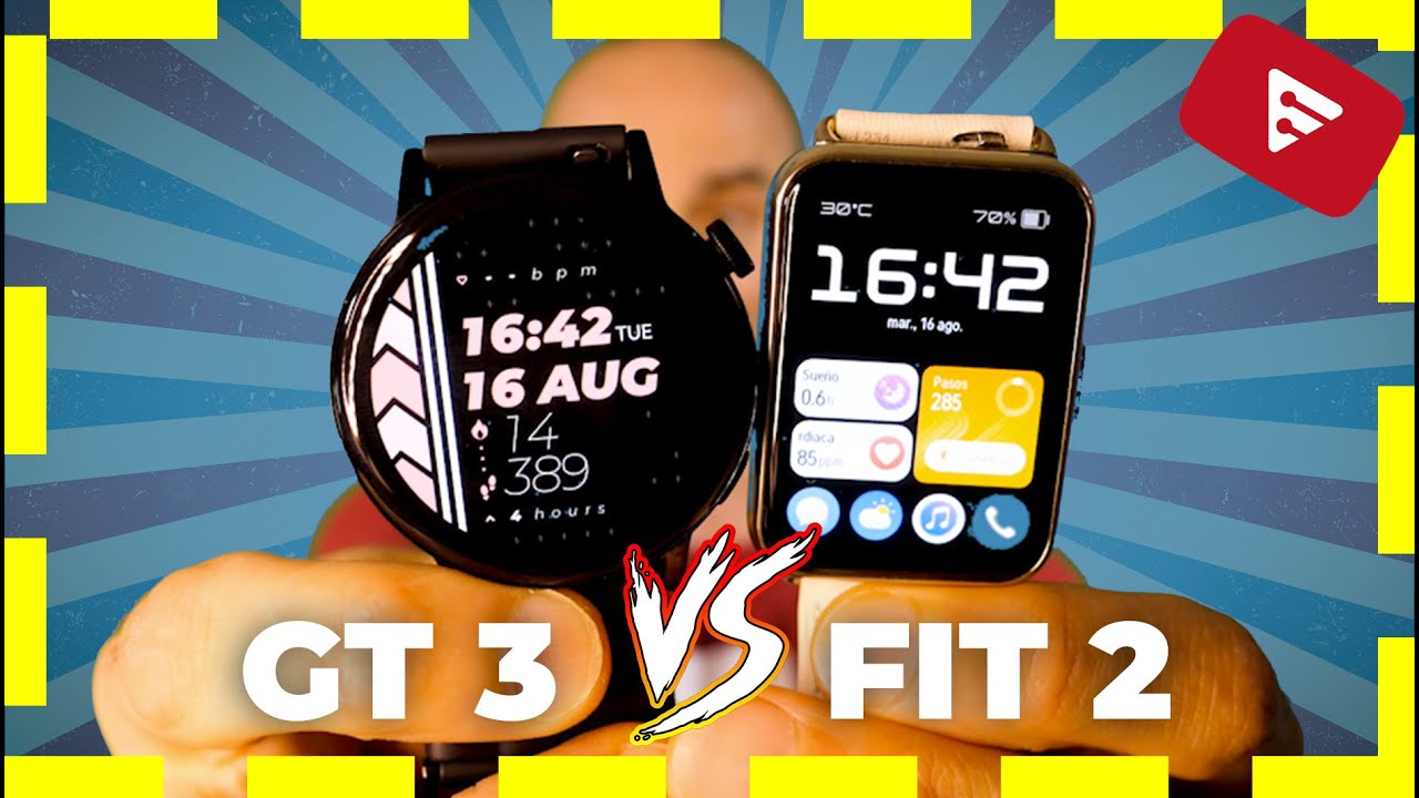 Huawei Watch GT 3 vs FIT 2 ⌚ Hacen lo mismo?? La COMPARATIVA TOTAL!!