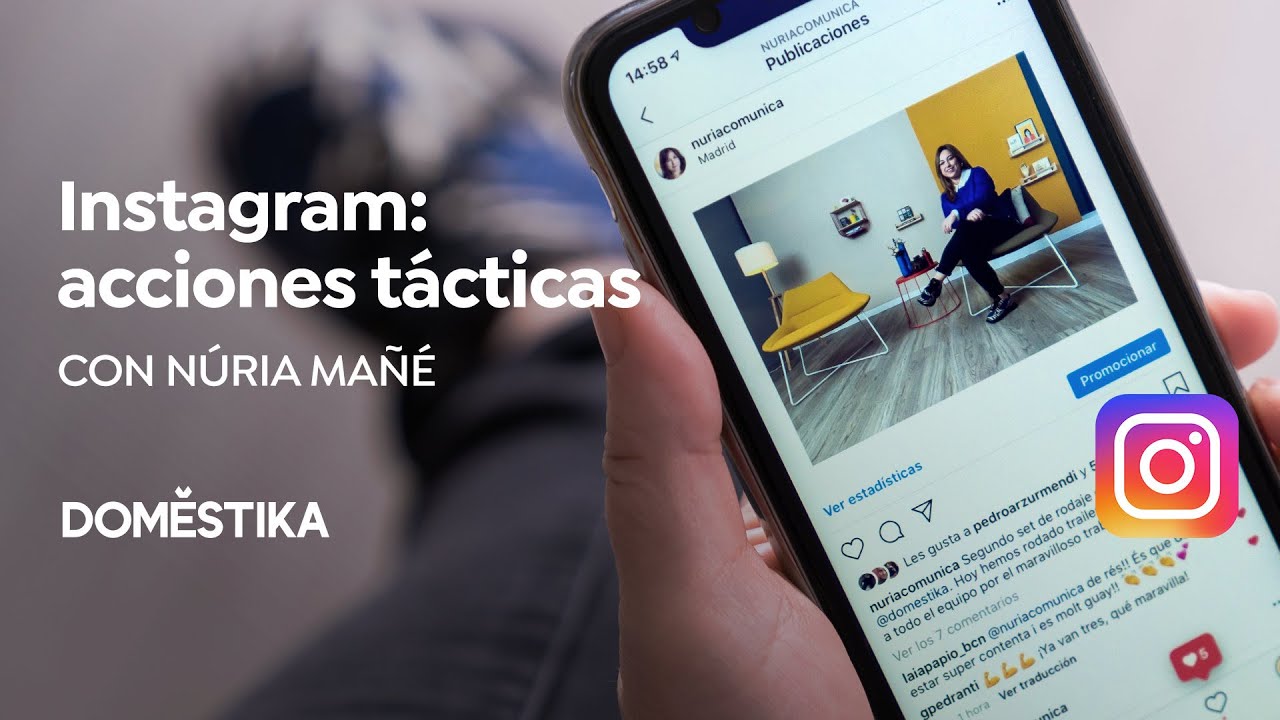 Instagram: concursos, sorteos y otras acciones tácticas | Un curso de Núria Mañé | Domestika