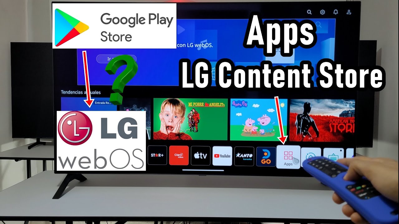¿Instalar la Google Play Store en televisores LG es posible? No se puede ya que No son Android TVs