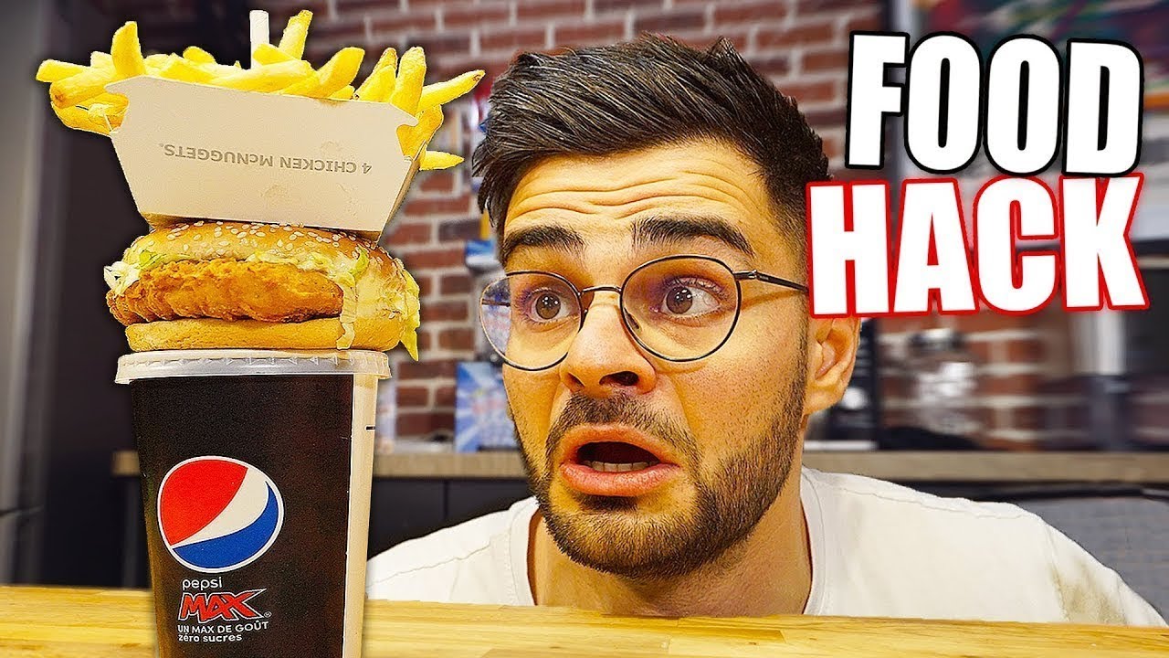 Je Teste Des Food Hacks McDo ! (c'est énorme)