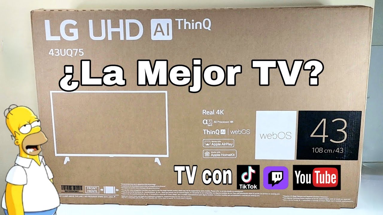 LG Smart TV 43\" 4K Ultra HD 43UQ75 ¿ La Mejor DeTodas ?