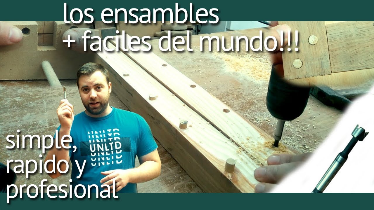 Los Ensambles de Madera mas Faciles del Mundo!!! - Despues de esto serás un experto Uniendo Maderas!