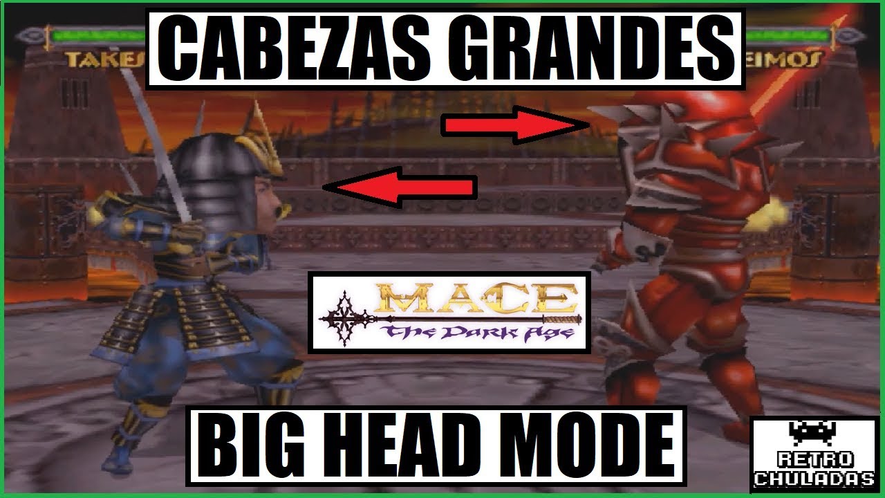 Mace The Dark Age ⚔️ Como activar cabezas grandes🤪Truco Arcade| Cheat| How to activate big head mode