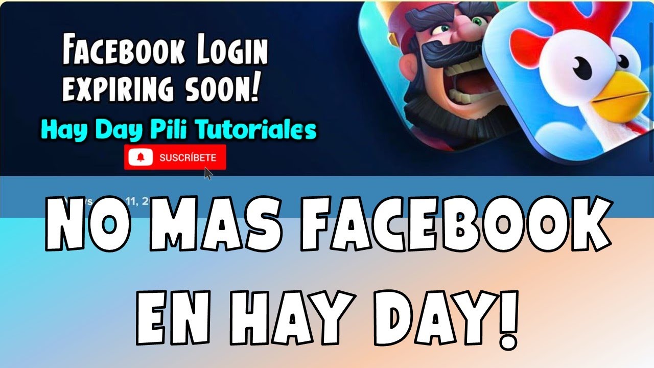 NO MAS CONEXIÓN POR FACEBOOK EN HAY DAY!