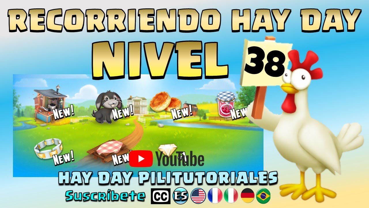 Nueva máquina, 3 productos y más en el nivel 38 de Recorriendo hay day