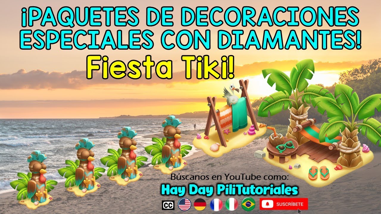 Nuevos paquetes de decoración CON diamantes en hay day. Mes: JULIO