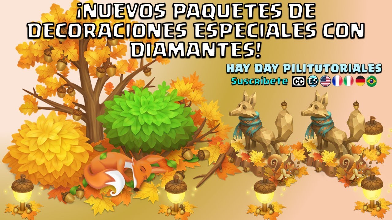 Nuevos paquetes de decoración CON diamantes en hay day. Mes: OCTUBRE