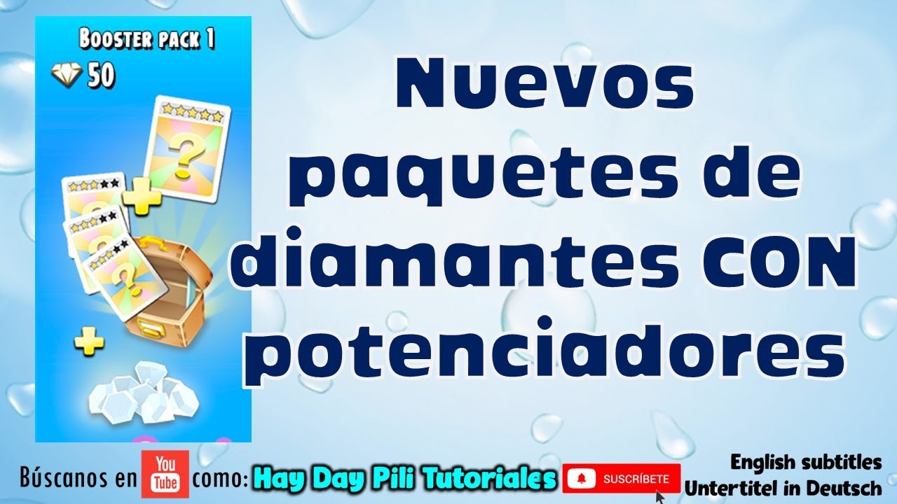 Nuevos paquetes de potenciadores CON diamantes en hay day! Mes: Mayo.