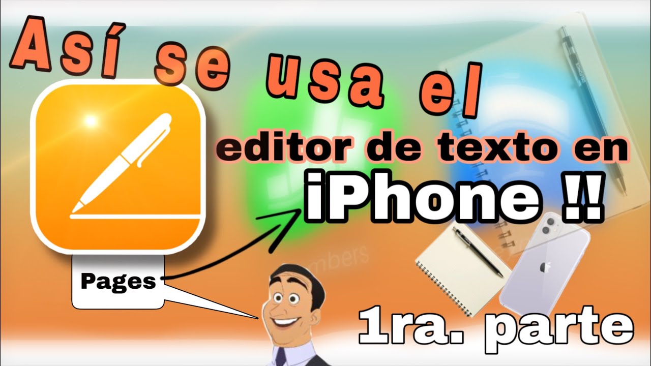 Pages, éditeur de texte pour iPhone | introduction