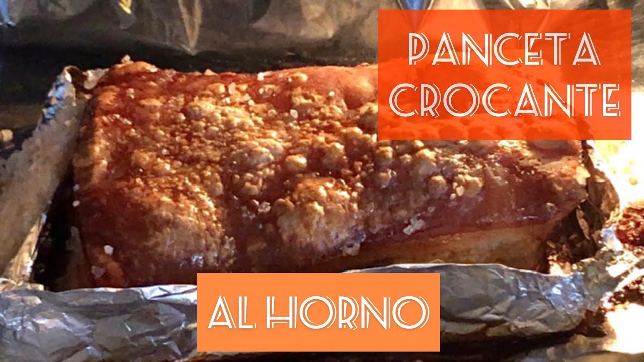 Panceta crocante al horno