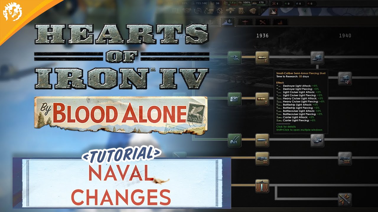 Rule the waves! | Hearts of Iron IV: By Blood Alone - Tutorial | Naval Changes