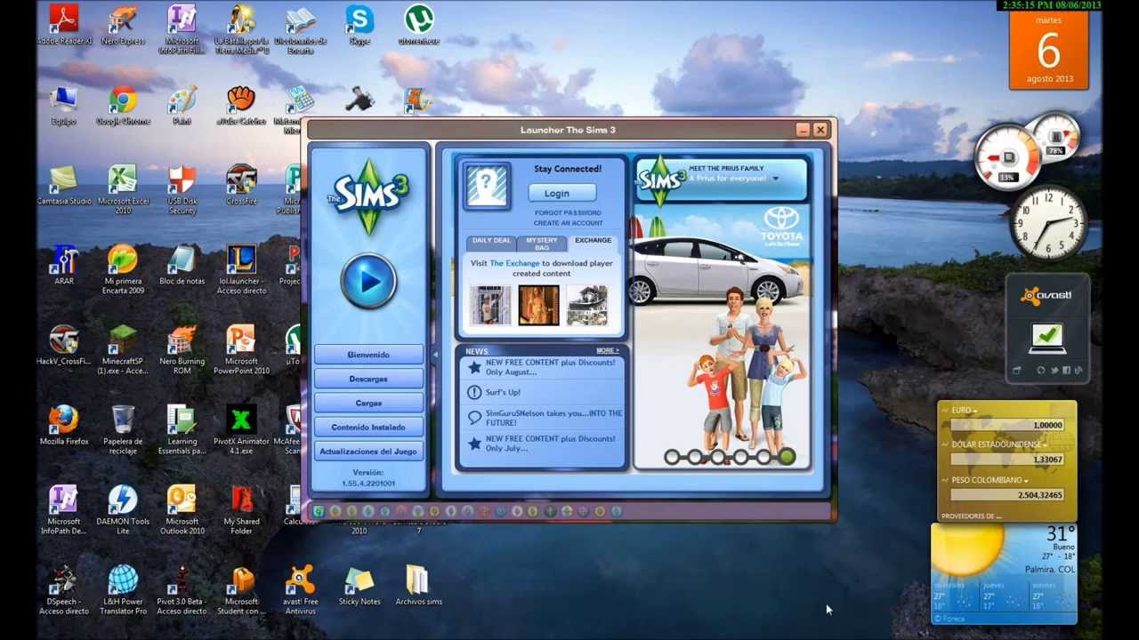 Solucionar problema de los sims 3 Codigo de registro a la hora de jugar y crack de la version 1.55