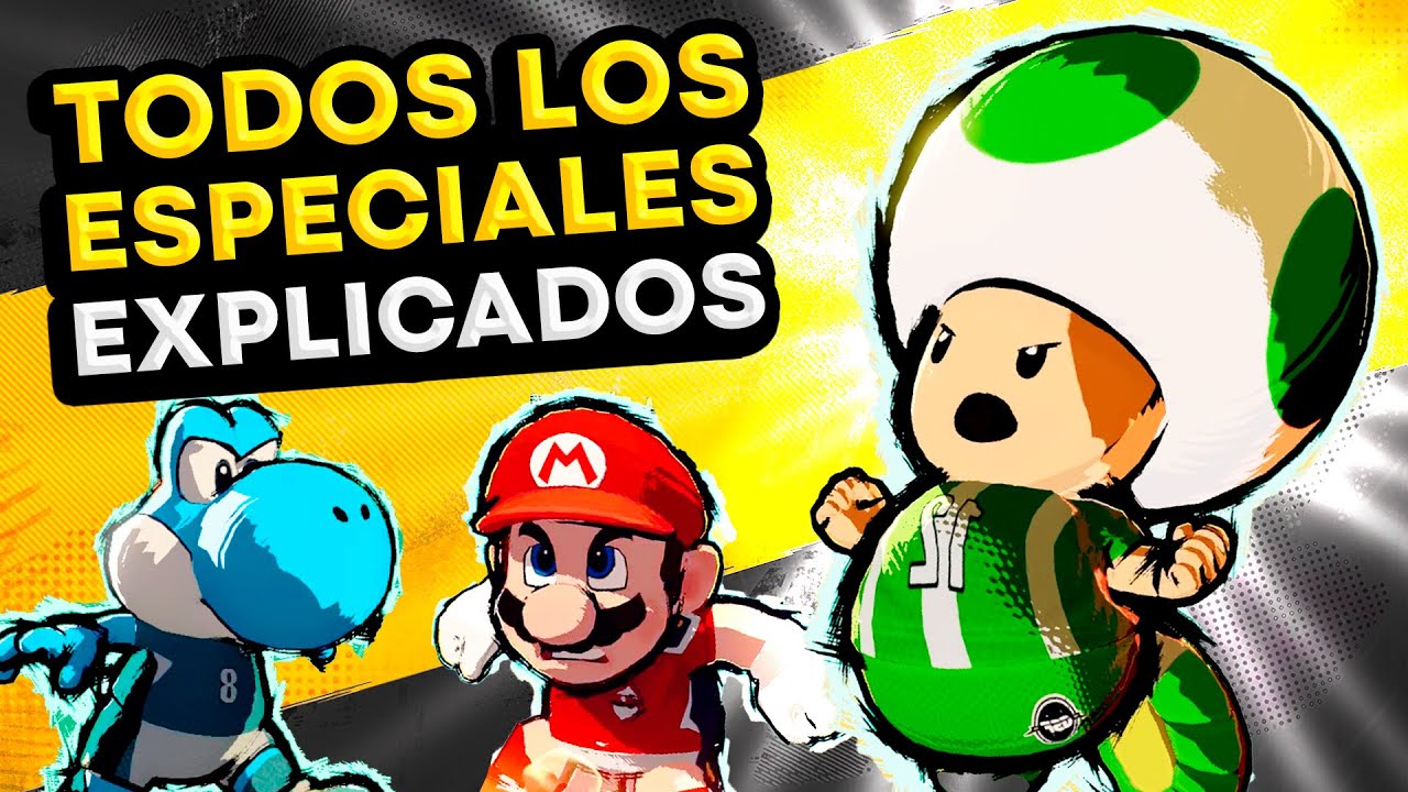 TODOS los Hipertrallazos EXPLICADOS de MARIO FUTBOL ⚽️ Mario Strikers (Nintendo Switch)