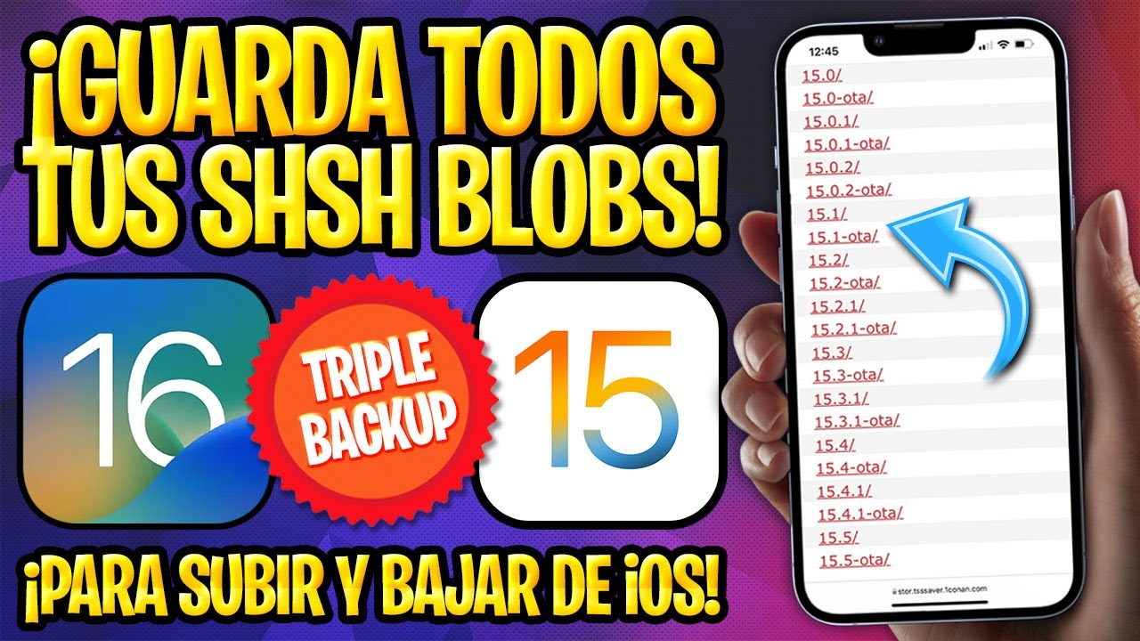 TUTORIAL SIN JAILBREAK ✅ GUARDAR SHSH DE iOS FINALES Y BETAS (BlobSaver)