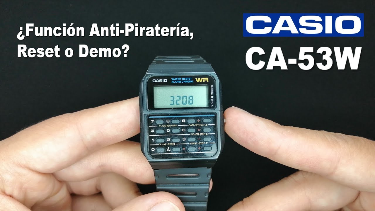 Una Función Poco Conocida del Retro Reloj CA-53W Calculadora