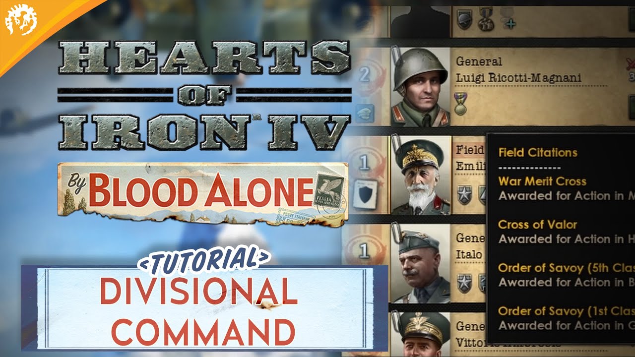 Your orders, General? | Hearts of Iron IV: By Blood Alone - Tutorial | Divisional Command